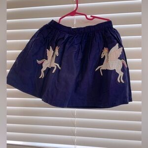 New Mini Boden purple  unicorn skirts / little girl size 6/7